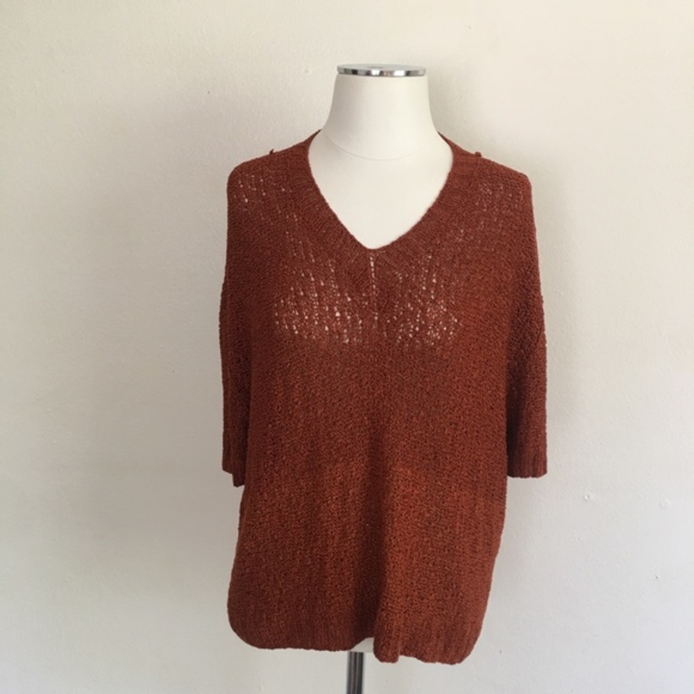 Gorgeous rust colored sweater